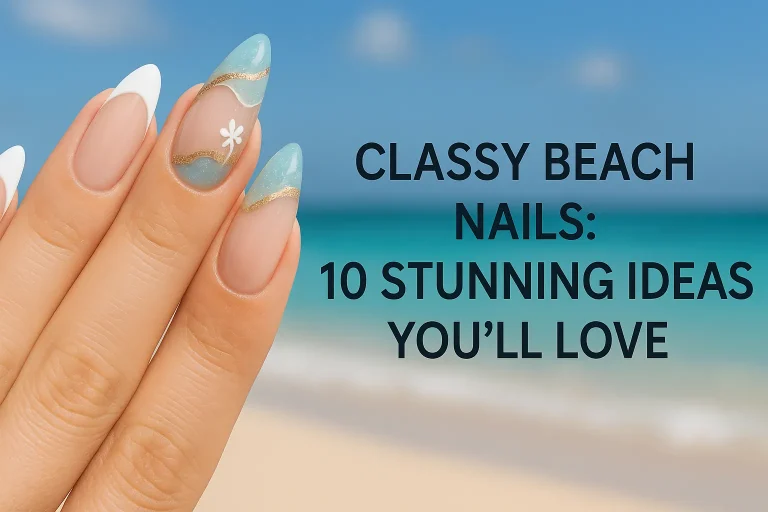 Classy Beach Nails